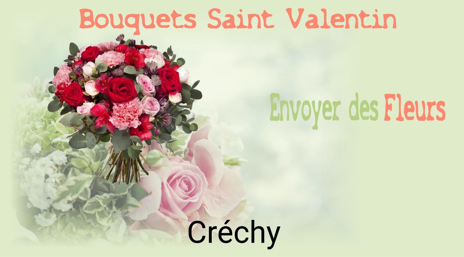 Roses de Saint-Valentin livrées à Créchy